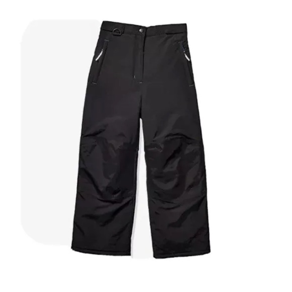 Amazon Essentials Black Insulated Youth Boy Water-Resistant Snow Pants Youth XL - Picture 1 of 6